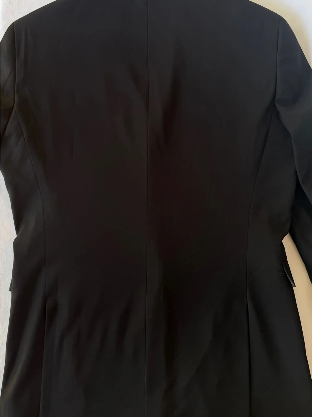 Men's Black Single-Breasted Tuxedo Blazer
